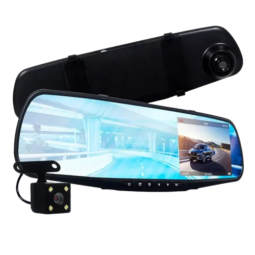 OFERTA ESPECIAL| VisionTrack™ - Espejo Retrovisor con Cámaras FULL HD 1080p